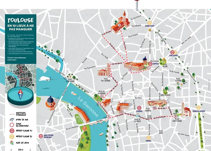 2 Pieces Spacieux Hyper-centre * 圖盧茲